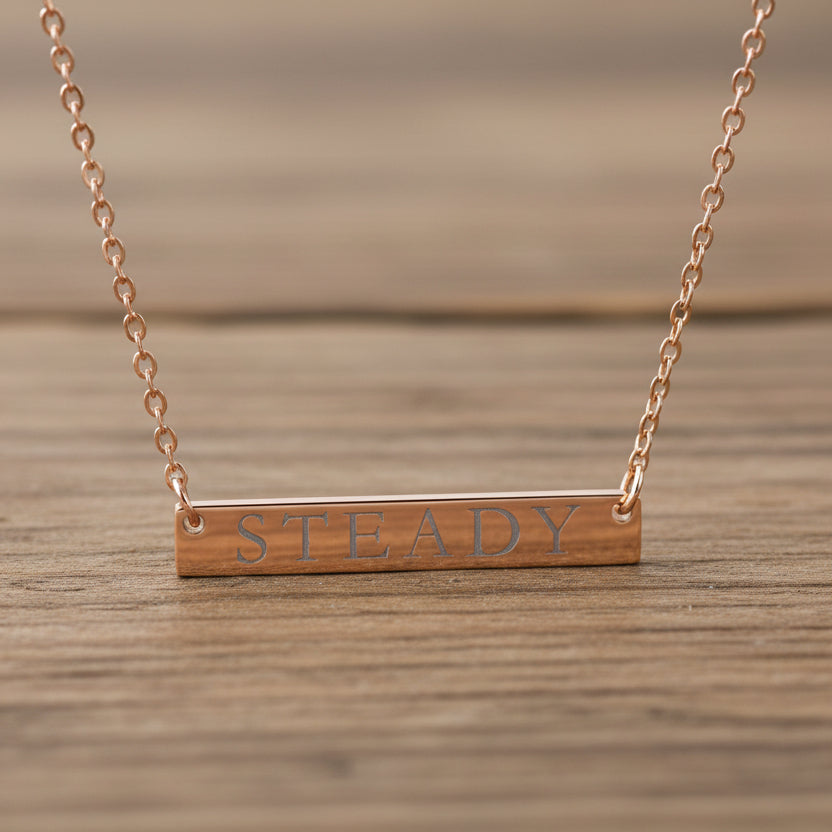 STEADY Bar Necklace – Epilepsy Awareness Jewelry
