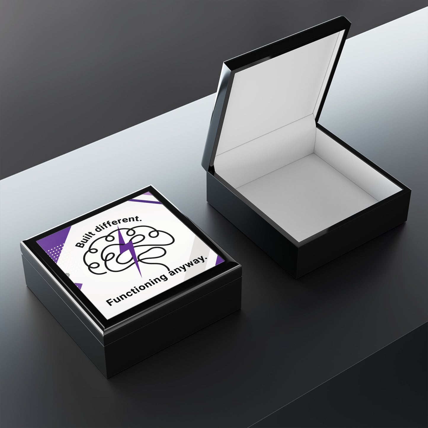 Out of Manual — Black Keepsake Box