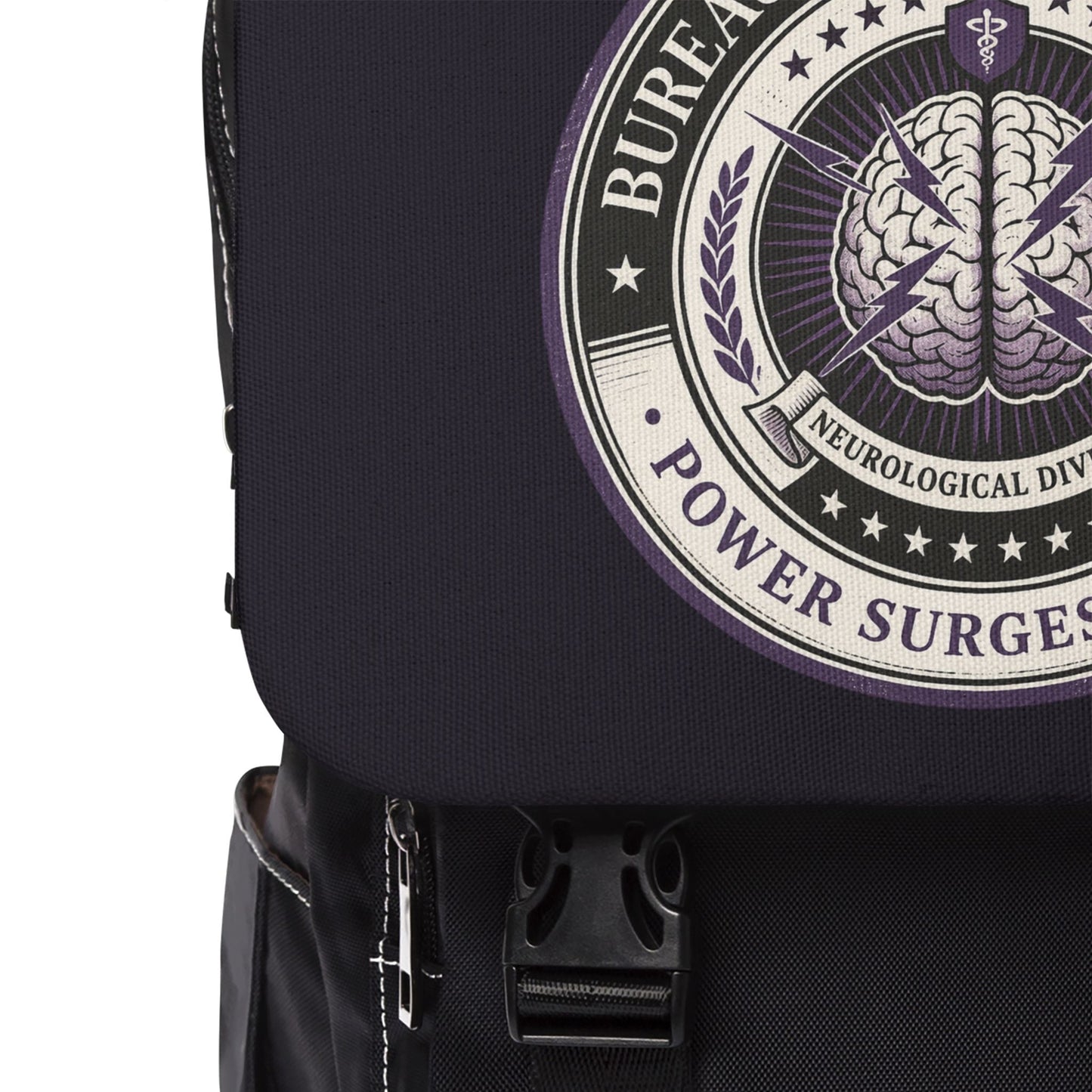 Neurostrong Carry – Epilepsy Awareness Canvas Backpack
