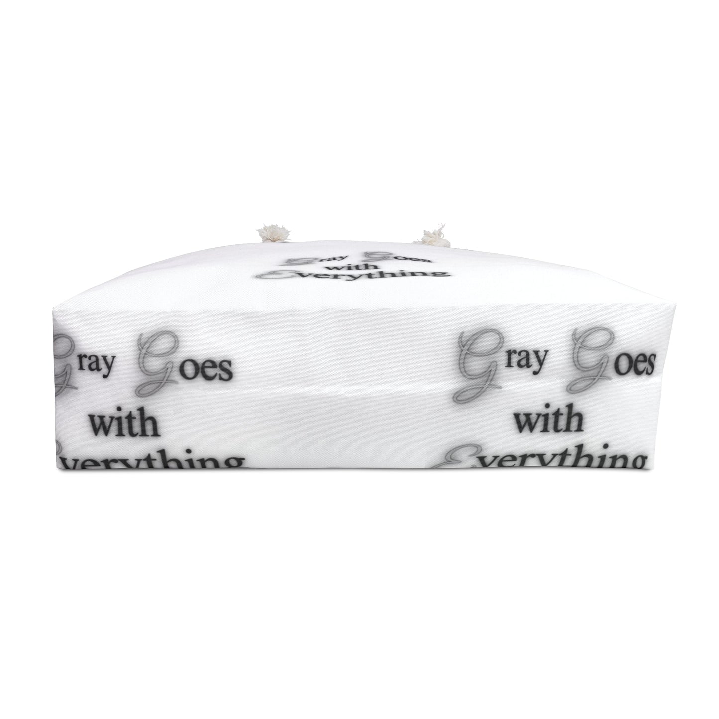 "Gray goes with everything" Weekender Bag