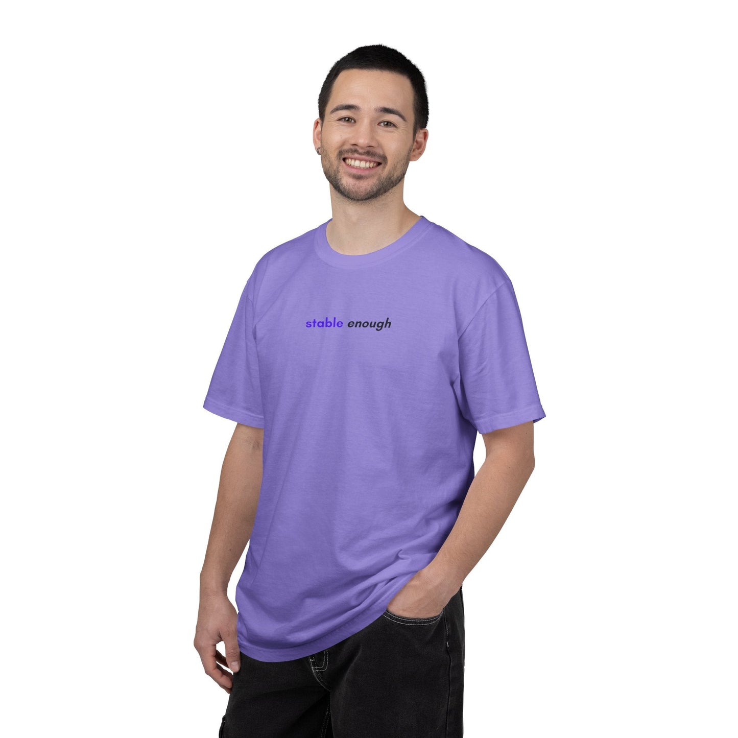 Stable Enough Epilepsy Awareness T-Shirt | Minimal Awareness Tee