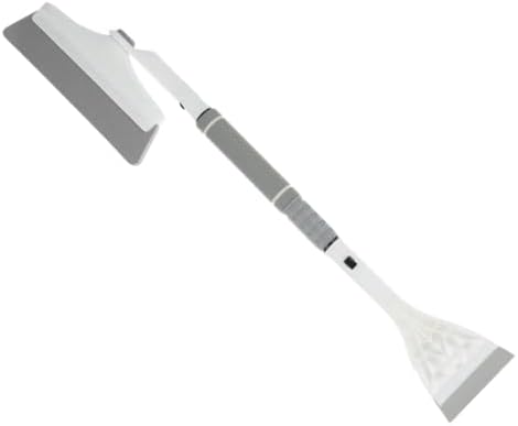 Snow Brush and Ice Scraper with Handle Compatible with Most Cars Trucks(Grey)
