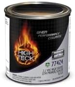 High Teck Products 77424-4 High Solids Primer/Sealer, 1 qt, Black, 2.1 lb/gal VOC, 4:1 Mixing