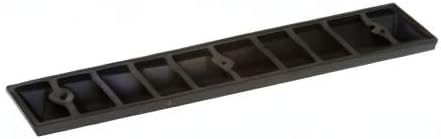 Guardian 4' Parking Stopper for Garage, Rubber Curb, Mounting Holes