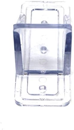 V2-MINI Roof Guard Snow Guard Prevent Sliding Ice Snow Stop Buildup Plastic Multipack-Multicolor (5, Clear)