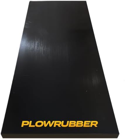 UHMW Snow Plow Poly Cutting Edge Industrial Strength 3/4" X Thick X 4" Wide Driveway Safe plow Blade, Poly plow Cutting Edge, Snow Blower Edge, ATV Snow plow Blade (96" Long (2 pcs. @ 48" Long))