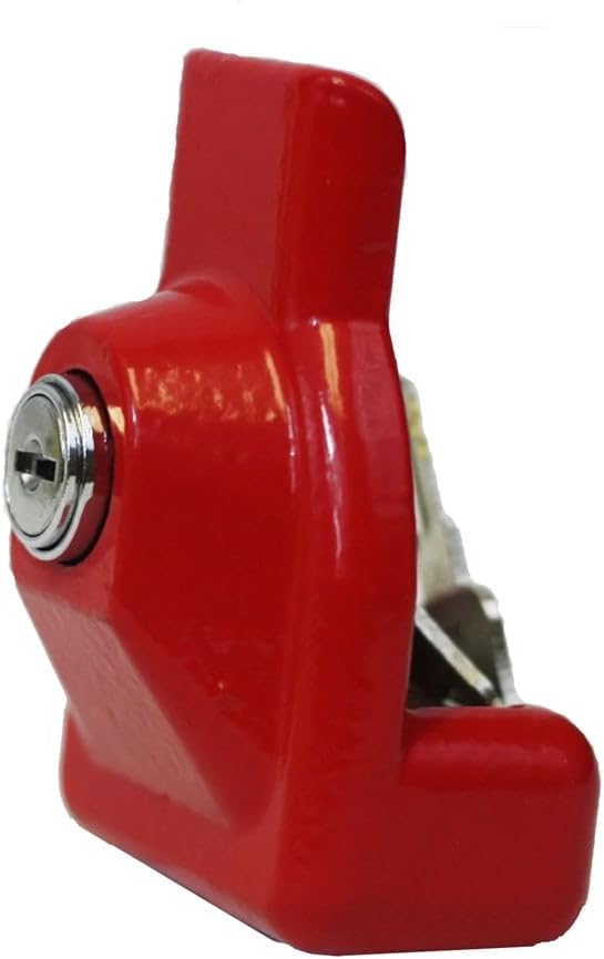 Mytee Products Glad Hand Lock Without Keyed Alike for Air Brake Security, Cast Iron Trailer Brake Lock for Semi Trucks, Tractor Trailers & Commercial Vehicle Security