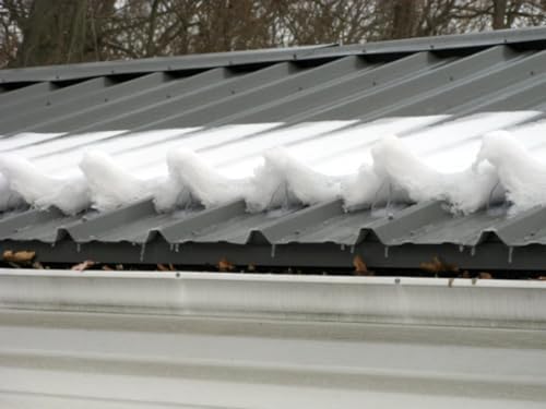 SnowBreaker Snow Guards 25 Pieces for Metal Roofs (Adhesive Mounted)