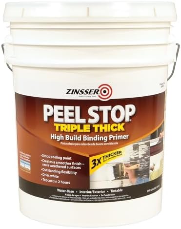 5 gal Zinsser 260927 White Peel Stop Triple Thick Binding Primer