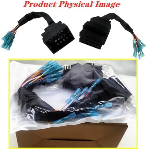 Snow Plow Wiring Harness Repair Kit MSC04753 MSC04754 for Boss Snowplow Blade,13 Pin Connector Repair Ends Vehicle Side and Plow Side