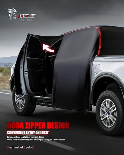 MZS 600D Waterproof Outdoor Cab Cover for F150 F250 Super Crew 2015-2026