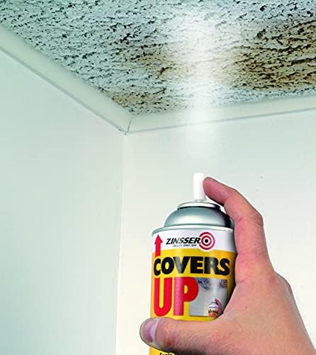Zinsser Covers Up Ceiling Paint & Primer Spray, White
