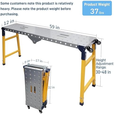 Foldable Scaffolding Platform Height Adjustable Working Platform