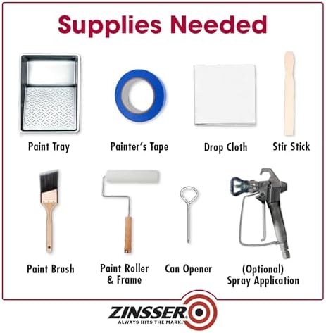 Zinsser 276049-2PK Mold Killing Primer, Gallon, White, 2 Pack