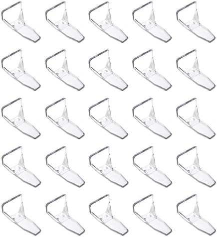JSP Manufacturing Clear Plastic Alpine 25 Piece Mini Snow Guards with Mounting Hardware for Adhesive or Mechanically Fasten on Metal Roofs (Snow Guards with Wood Screws & Sealant)