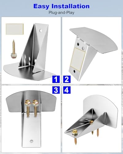 Snow Guards Fit for Metal Roofs Steel Roof, Stainless Steel Snow Stops