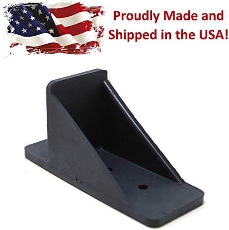 JSP Manufacturing V2-Mini Roof Guard Snow Guard Prevent Sliding Ice Snow Stop Buildup Plastic Multipack-Multicolor (50, Dark Grey)