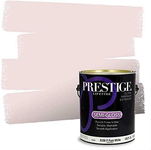 PRESTIGE Exterior Paint and Primer in One, China Rose, Semi-Gloss, 1 Gallon