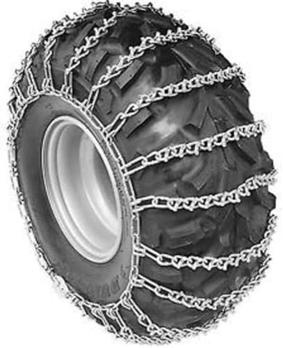 ATV V-Bar Tire Chains, 4 Link Spacing, Steel, Pair, 1064155