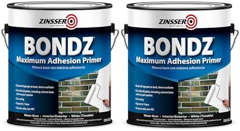 Zinsser 256261-2PK Bondz Maximum Adhesion Primer, Gallon, White, 2 Pack