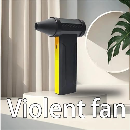 Cordless Leaf Blower, Electric Air Blower 160000RPM Powerful Snow High-Speed Dust Fan Mini Turbo Jet Handheld Brushless Motor Car Dryer