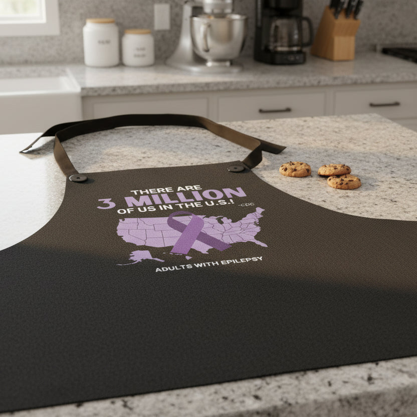 3 Million Strong Griller Apron – Epilepsy Awareness BBQ Apron