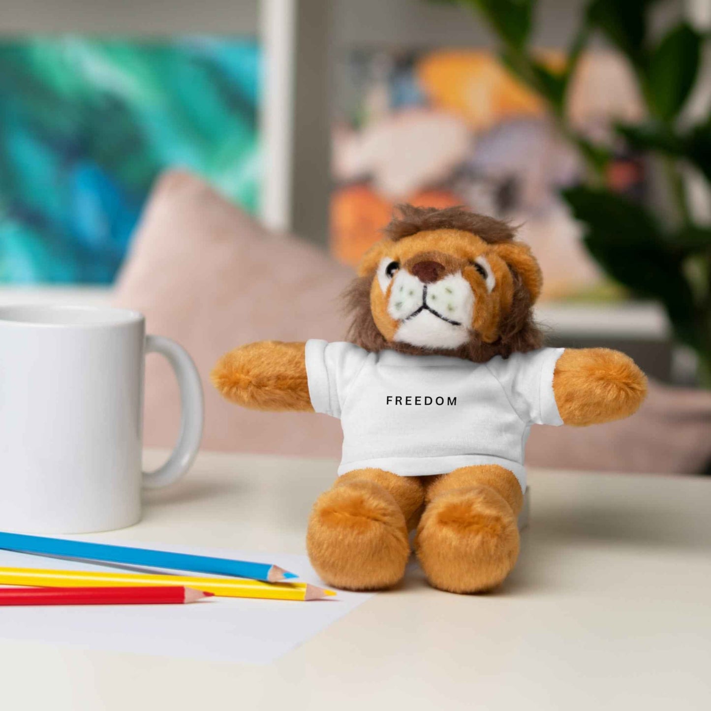 Cuddly "Freedom" Tee Stuffed Animal - Cuddly Plush Toy