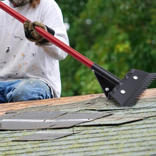2 Pack Shingle Remover Tool, 46.5 Inch Roofing Shovel
