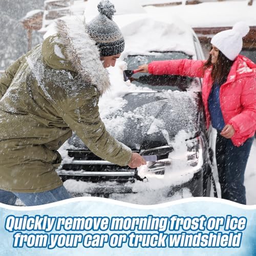 Uiifan 6 Pack Ice Scrapers for Car Windshield Ice Scraper