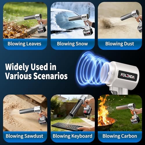 Cordless Handheld Car Dryer Blower, 1800G 335MPH Air Duster