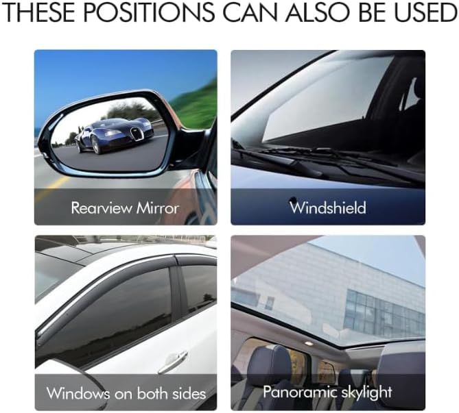 Glass Cleaning Board, Glass Coating for Windshield, Windshield Hydrophobic, 2-in-1 Glass Cleaner Plus Rain Repellent,Suitable for All Types of Glass Surfaces,Improves Clarity (1pcs)