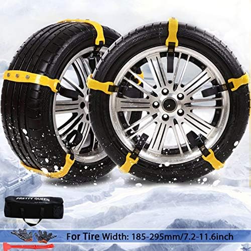 10pcs Universal Emergency Snow Chains for SUV Car ATV 185-295mm