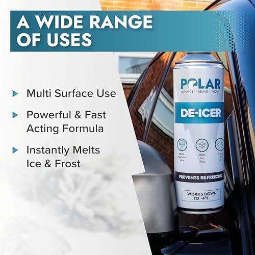 Polar De-Icer Spray - Car De-Icer - Windshield Ice Remover - 6x500ml