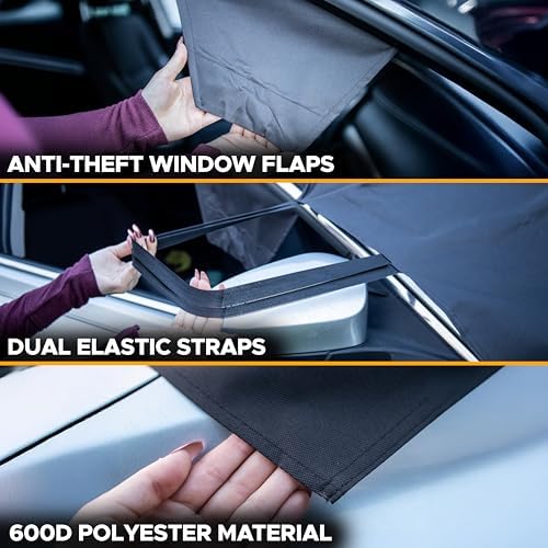 EcoNour Truck Windshield Cover for ice and Snow, Front Window Protector
