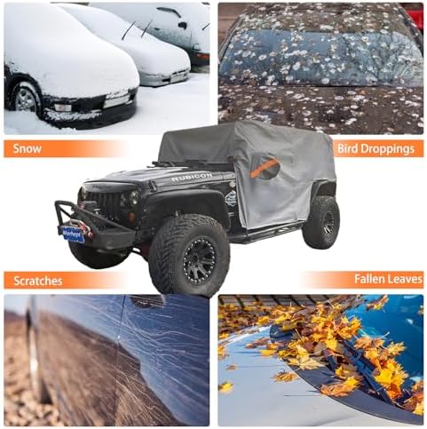 Waterproof Cab Cover for Jeep Wrangler JK JL 2 Door