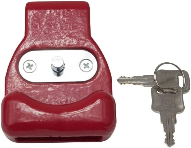 Mytee Products 4 Pack Glad Hand Lock Without Keyed Alike for Air Brake Security, Cast Iron Trailer Emergency Brake Lock for Semi Trucks, Tractor Trailers & Commercial Vehicle Security