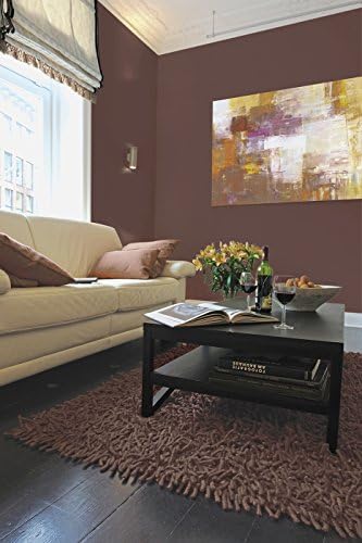 PRESTIGE Interior Paint and Primer in One, Fresh Chocolate, Semi-Gloss, 1 Gallon