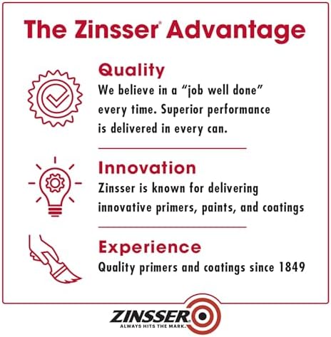 Zinsser 271460 Clear B-I-N Advanced Synthetic Shellac Sealer, Gallon