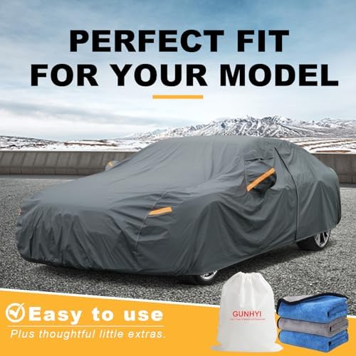 GUNHYI Premium Car Cover Custom Fit Kia Forte, Kia K4 Sedan