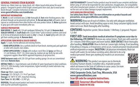 General Finishes Stain Blocking Primer, 1 Gallon