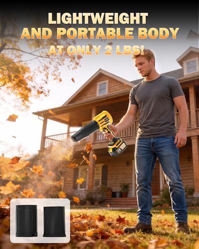 Handheld Cordless Leaf Blower Compatible with Dewalt 20V MAX Battery