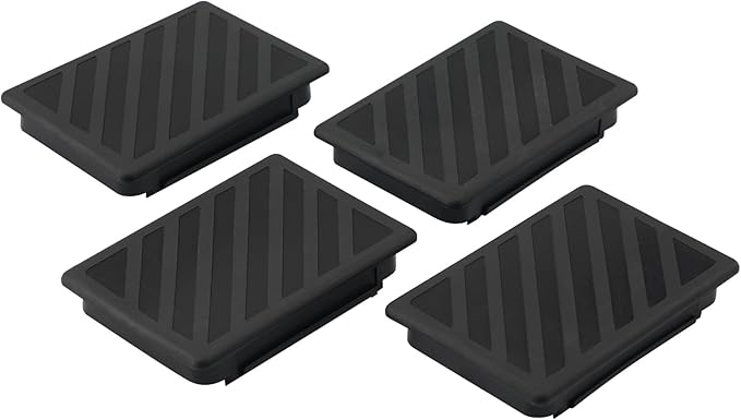 JERBOR 4Pack Silicone Pickup Trucks BedRail Stake Pocket Covers for Chevy Silverado 1999-2014 and GMC Sierra 2010-2014 Truck Bed Rail Stake Pocket Plugs