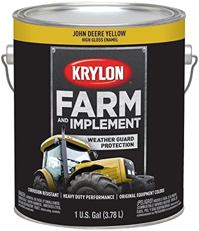 Krylon Farm & Implement Paint Gallons John Deere Yellow (JD Yellow)