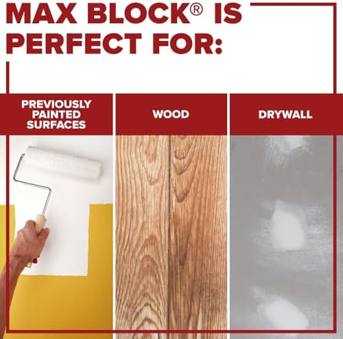 Insl-X Max Block Advanced Water-Based Stain Blocking Primer, Quart