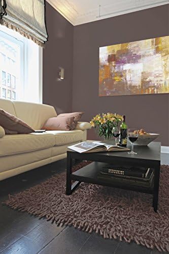 PRESTIGE Interior Paint and Primer in One, Dark Chocolate, Satin, 1 Gallon