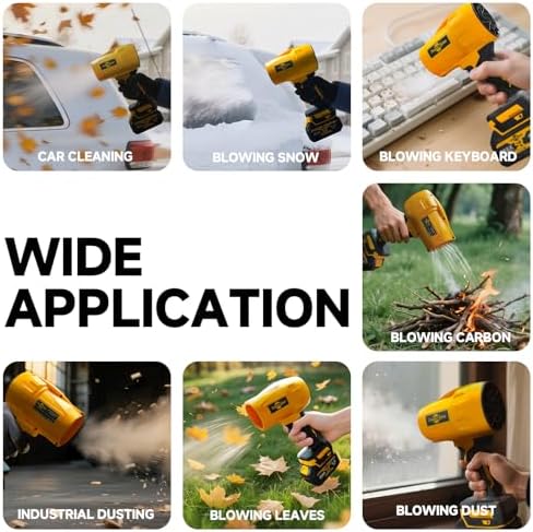 Leaf Blower Cordless 680 CFM Electric Leaf Blower with Battery & Charger
