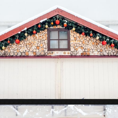Baquler 1 Piece 13In x 25Ft Heated Snow Melting Mat for Roof, Driveways, and Walkways – Waterproof, Anti-Slip, Energy Efficient, Outdoor Electric Snow Removal Mat