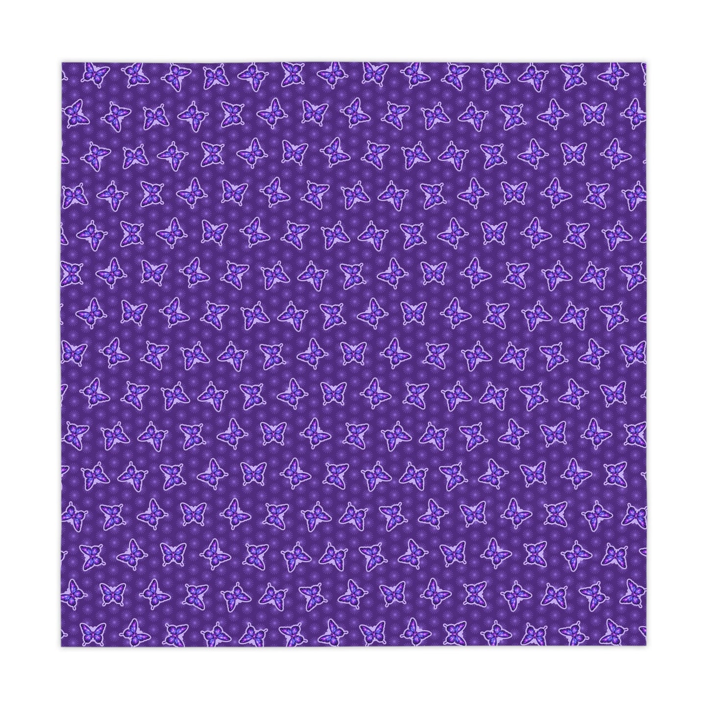Purple Butterfly Tablecloth – Awareness-Inspired Home Decor