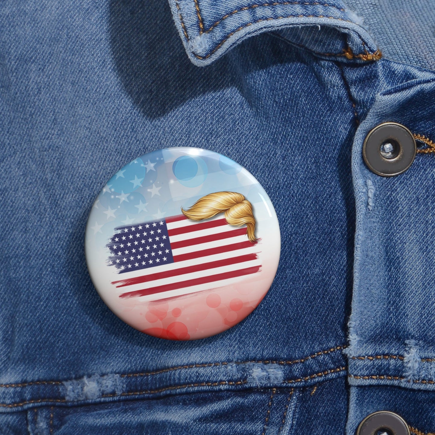 Golden Swoop Pinback Button