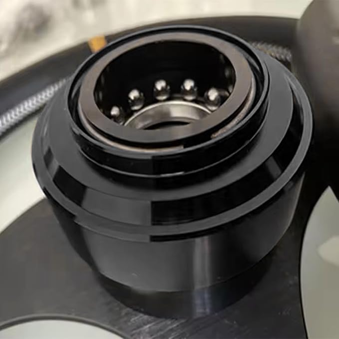 Obokidlyamor Replace Quick Release Adapter Steering Wheel Replace Panel For MOZA R21/R16/R9 V2/R5/R3 Bundle Gaming Racing Wheel;70mm 6-hole steering wheel kit (Quick Release)